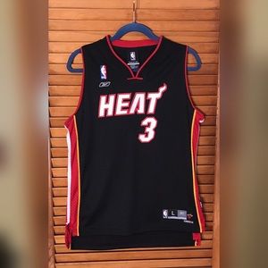 Youth Reebok Sewn Dwyane Wade Miami Heat Jersey